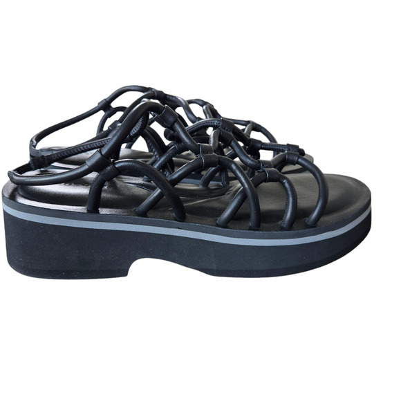 Aerosole Chaya Black Sandal Size 9M New - Picture 6 of 9